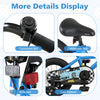 Close-up of the 12-inch kids bike features, including a comfortable seat, convenient bell, and reflectors for safety.