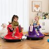 12V Kids Ride On Bumper Car with Remote Control Lights and Music-Purple - Gallery View 1 of 10