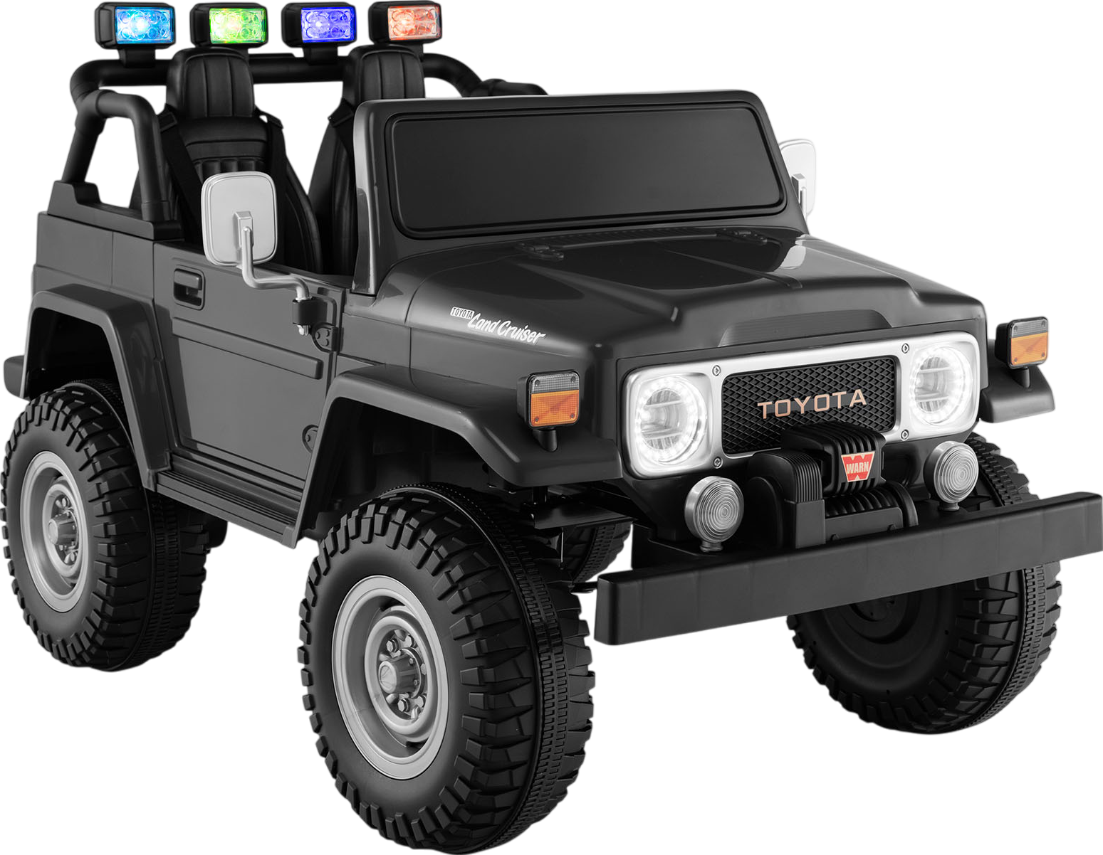 Costway Ride-On Car Licensed Toyota FJ40 with Remote Control 2-Seat 12V New