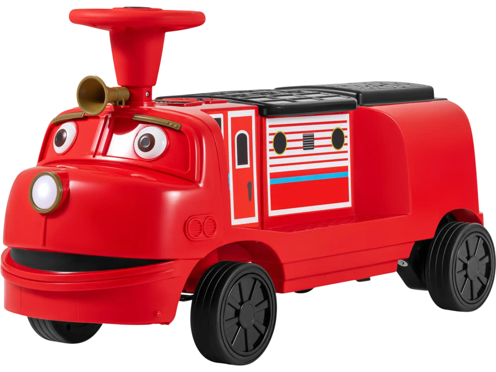Costway 12V 2-Seater Kids Ride-On Train Height Adjustable Seat Music Licensed Chuggington 41480239 New