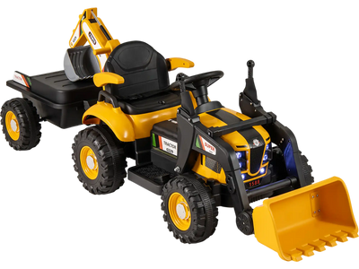 Costway 12V 4-in-1 Kids Ride On Tractor Excavator Bulldozer w/ Remote Control 86592649 New