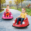 12V Electric Kids Ride on Bumper Car Battery Powered Bumping Car with Remote Control-Pink - Gallery View 1 of 13