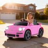 12V Electric Ride On Car Licensed RUF CTR with Remote Control and Music-Pink - Gallery View 1 of 10
