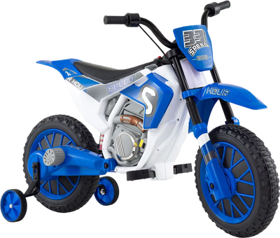 Costway 12V Kids Motorcycle Ride On Toy w/ Training Wheels & Spring Suspension 11523300 New
