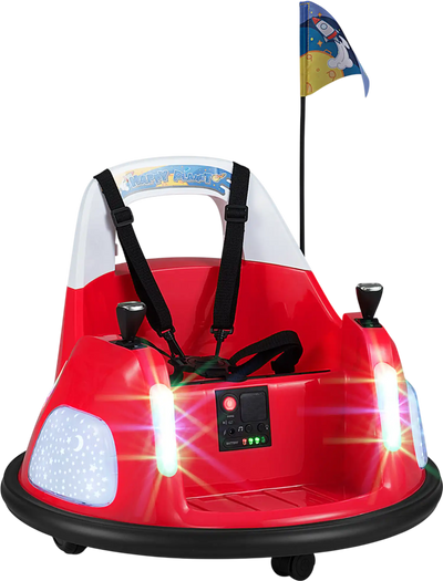Costway 12V Kids Ride-On Bumper Car Remote Control Flashing Lights 79397649 New