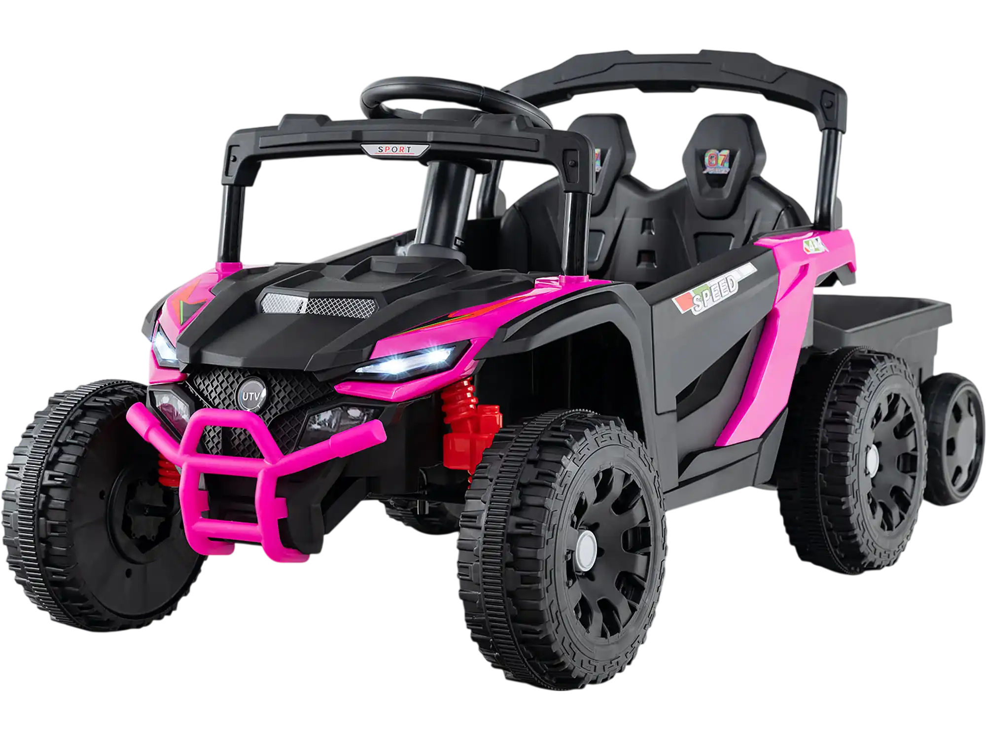 Costway 12V Battery Powered Ride-On Tractor w/ Parent Remote Control 77550460 New