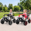 12V Kids Ride on Truck with Remote Control and 3 Speeds-Red - Gallery View 1 of 11