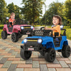 12V Kids Ride on Truck Car with Parental Remote and Music Player-Pink - Gallery View 1 of 12