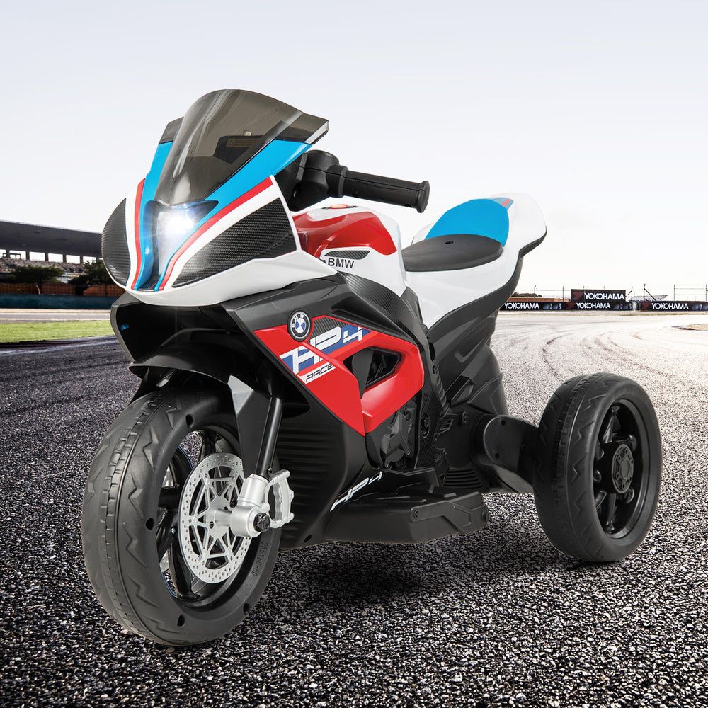 12V Licensed BMW Kids Motorcycle Ride-On Toy for 37-96 Months Old Kids-Red - Gallery View 1 of 9