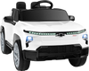 Licensed Chevrolet 12V ride-on truck in white with remote control, realistic lights, and spacious seat for kids aged 3+.