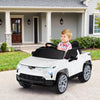 12V Ride on Car Truck Licensed Chevrolet with Remote Control Gift for 3+-White - Gallery View 1 of 11