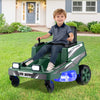 12V Ride on Lawn Mower for Kids with Dual Control Sticks and LED Lights-Green - Gallery View 1 of 10