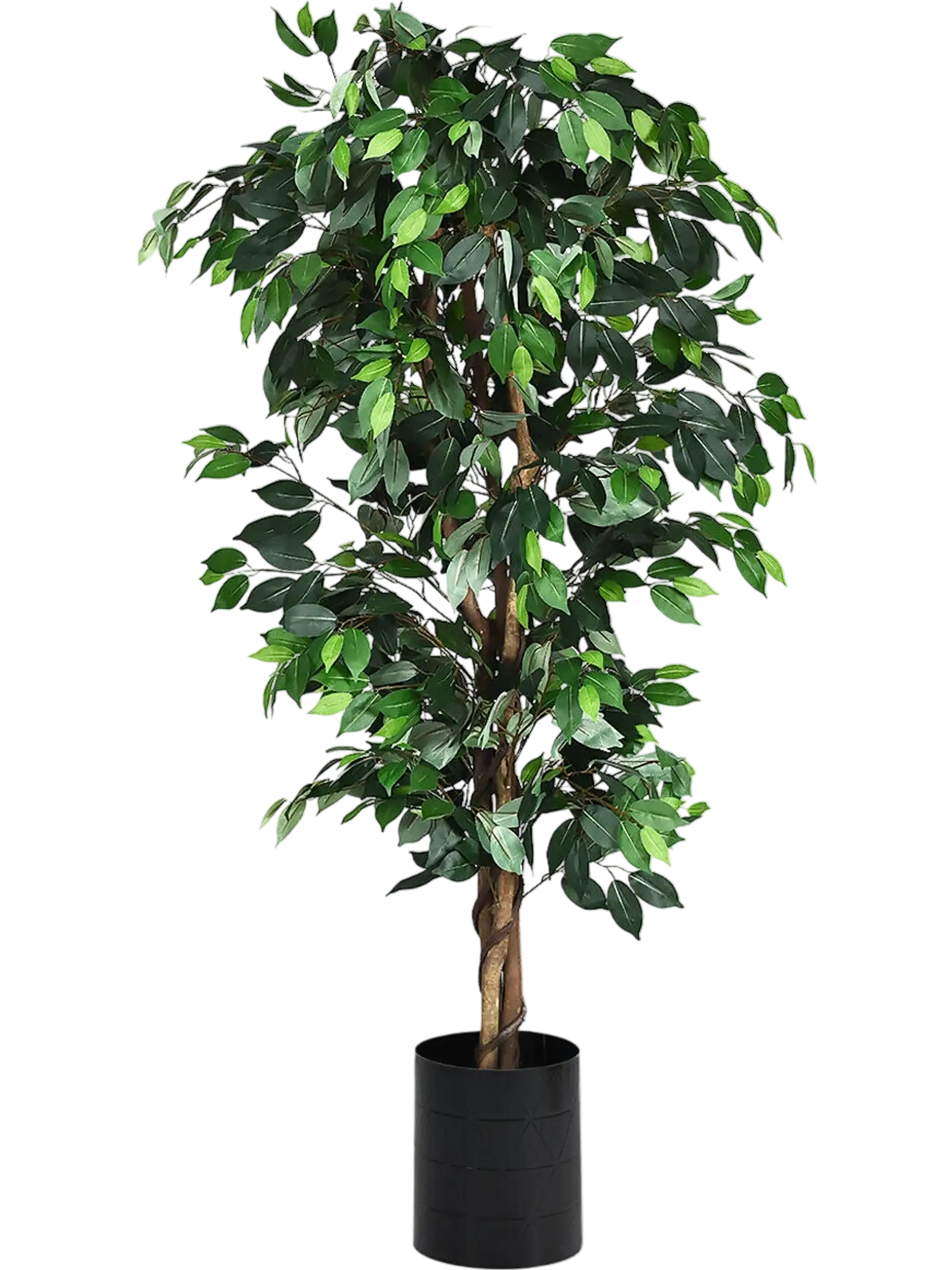 Costway 6' Artificial Ficus Silk Tree 30796428 New