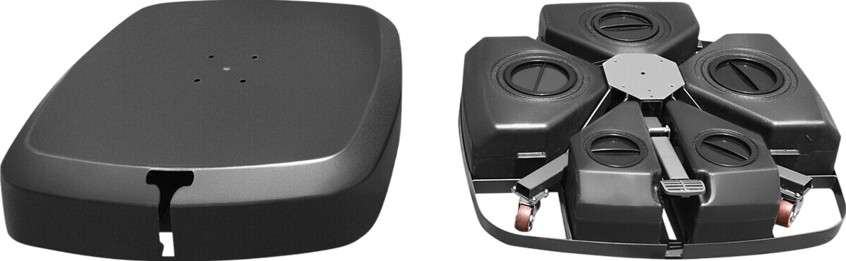 Costway Cantilever Offset Umbrella Base with Wheels New