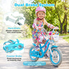 Kids bike with dual brakes, adjustable seat, and removable basket for safe and fun rides. Ideal for growing children.