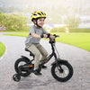 12/14/16/18 Inches Kids Bike with Removable Training Wheels and Adjustable Seatfor 3-8 Years Old Black-12 inches - Gallery View 1 of 10