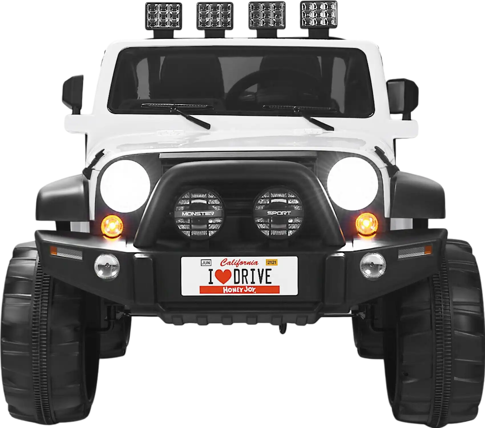 Costway Ride-On Truck 2-Seater with Remote Control 12V 78345096 New