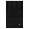 3 Drawer Dresser with Cubbies Storage Chest for Bedroom Living Room - Gallery View 6 of 12