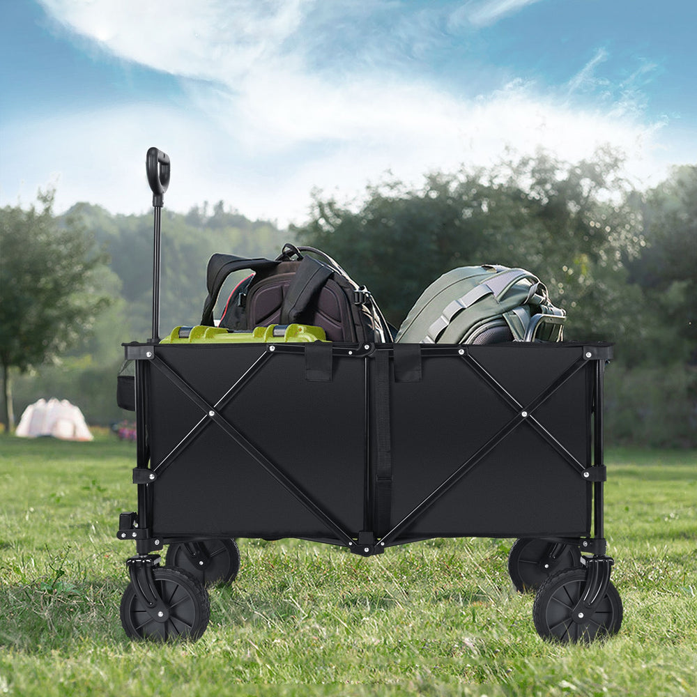 Outdoor Utility Garden Trolley Buggy -Black - Gallery View 1 of 14