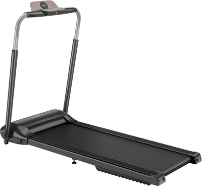 Costway Compact Folding Treadmill Touch Screen APP Control Black 67904312 New