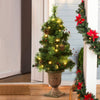 LED Christmas Tree with Red Berries Pine Cones-5ft - Gallery View 1 of 4