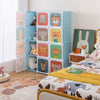 12 Cube Kids Wardrobe Closet with Hanging Section and Doors-Blue - Gallery View 1 of 9