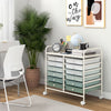12 Drawers Rolling Storage Cart for Home and Office-Green Gradient - Gallery View 1 of 10