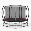 12 FT Outdoor Recreational Trampoline with Enclosure Net and 4 Stabilizer Bars for Backyard-Pink - Gallery View 1 of 1