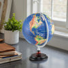 12 Inch Illuminated World Globe Antique Light up Globe Night Lamp-Navy - Gallery View 1 of 10