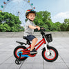 12 Inch Kids Bike Children Bicycle with Training Wheels for 3-4 Years Old-Red - Gallery View 1 of 11