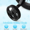Detachable training wheels for the 12-inch kids bike, enhancing safety and stability for children aged 3-5 years.