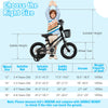 12-inch kids bike with basket and training wheels, suitable for ages 3-5, featuring adjustable seat and dual brake.