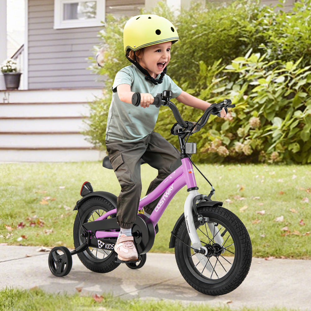 Kids Bike 12-Inch Children Training Bicycle with 2 Brake for 3-4 Years Old - Gallery View 1 of 10