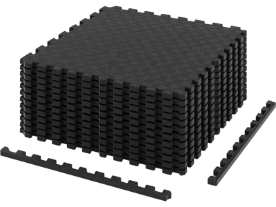 Costway 12 PCS EVA Foam Interlocking Puzzle Exercise Gym Floor Tiles 92079246 New