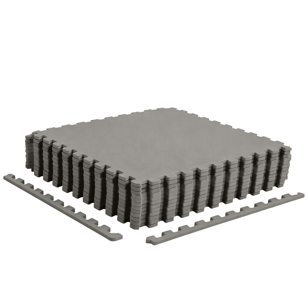 12 Pack Non-Slip Protective Interlocking EVA Foam Floor Tiles-Gray - Gallery View 1 of 1
