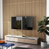 12-Pack PVC Slat Wall Panels for Interior Wall Decoration for Living Room and TV Background-Walnut - Gallery View 1 of 10