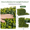 Artificial Eucalyptus panel set of 12, each 20"x20", perfect for DIY green walls and privacy screens, maintenance-free.