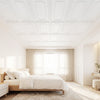 12 pieces of decorative PVC ceiling tiles in a minimalist design, ideal for easy installation in various interior.