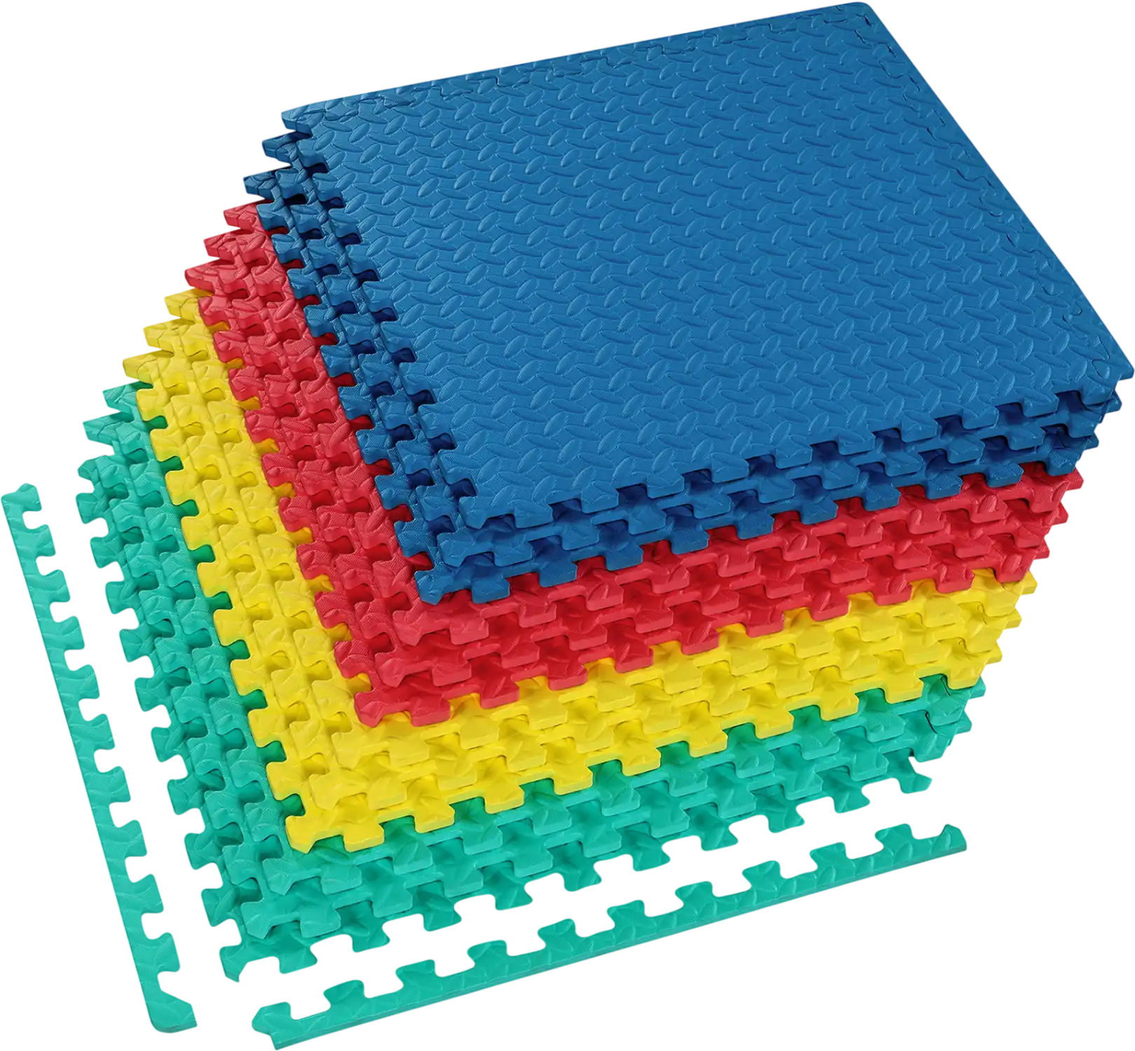 Costway 12-Piece Interlocking EVA Foam Baby Play Gym Mats Anti-Slip 81532649 New