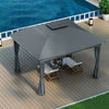 Costway Gazebo Canopy 12 x 10 Ft Heavy Duty Steel Double Vented New