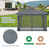 Costway Gazebo Canopy 12 x 10 Ft Heavy Duty Steel Double Vented New