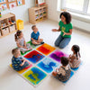 12" x 12" Toddler Sensory Floor Titles-9 Piece - Gallery View 1 of 9