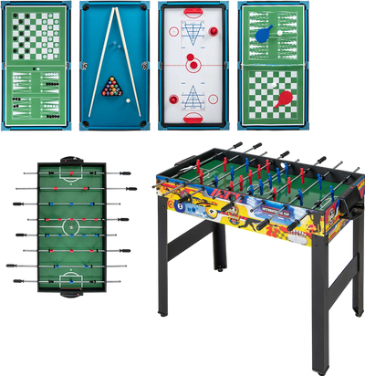 Costway 12-in-1 Combo Game Table Foosball Air Hockey Pool Ping Pong Headboard 98635271 New