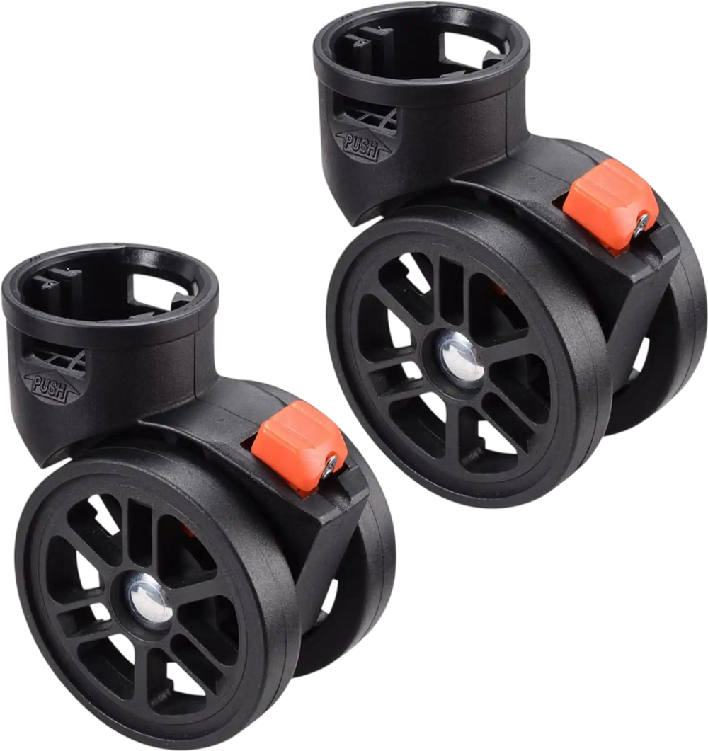Yescom Lockable Swivel Caster Wheel for Makeup Case 2Pcs New