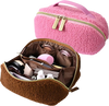 Yescom Travel Makeup Bag with Compartments Zipper New