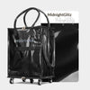 Yescom Rolling Grocery Tote with 5 Wheels & 3 Handles New