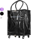 Yescom Rolling Grocery Tote with 5 Wheels & 3 Handles New