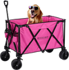 Yescom Foldable Wagon 225L Heavy Duty Collapsible New