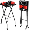 Yescom Magnetic Salon Tray Trolley 32 1/2" Black New