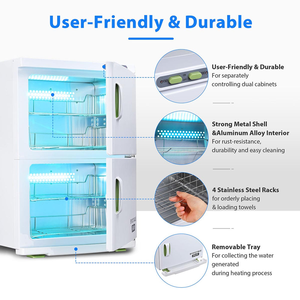 Yescom Electric Towel Warmer 46L Double Room 400W New